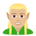 🧝🏼‍♂️ man elf: medium-light skin tone display on JoyPixels